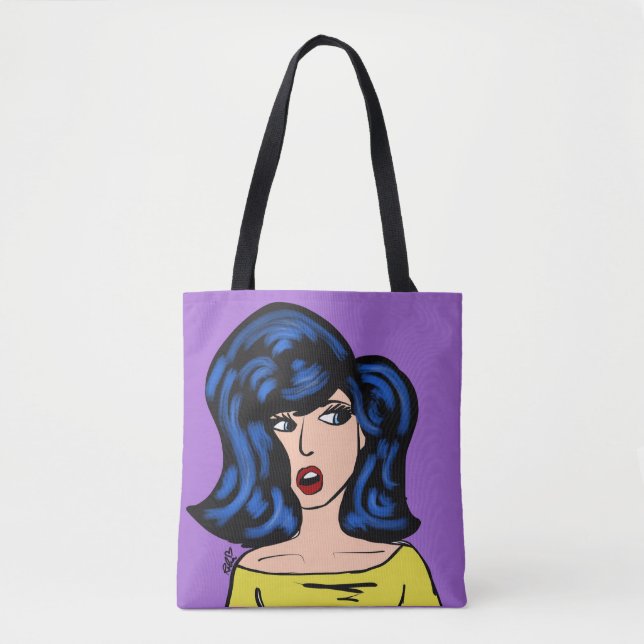 Tote Bolsa de Lona "Eu Vi Isso" (Frente)