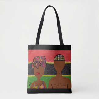 Tote Bolsa de Lona Paz & Amor Africana