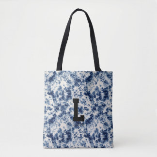 Tote Bolsa de lona personalizada com monograma e tingim