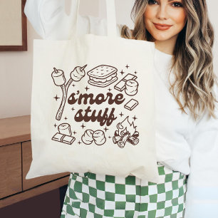 Tote Bolsa de lona S'more Stuff, Bolsa de lona divertid