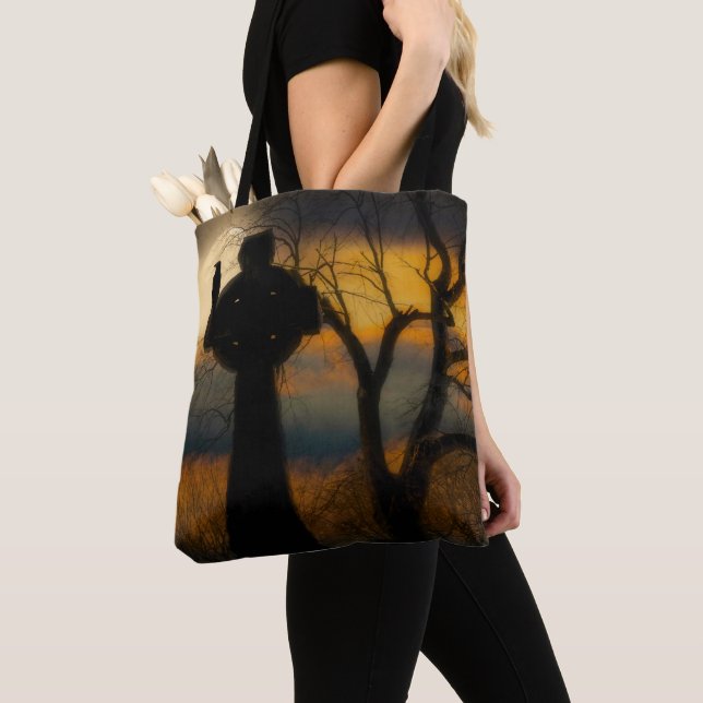Tote Bolsa de Lua Celta (Close Up)