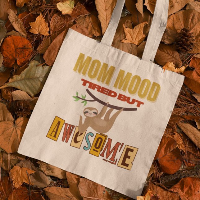 Tote Bolsa de Mãe Engraçada - Bonita Lama Mãe (Criador carregado)