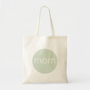 Tote Bolsa de Mãe Verde Sage Moderna