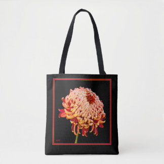 Tote Bolsa de Mãe Vermelho e Tan