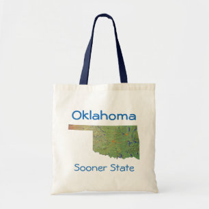 Tote Bolsa de Mapa do Oklahoman