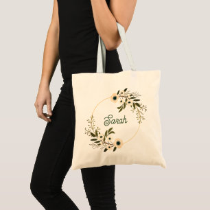 Tote Bolsa de margarida personalizada