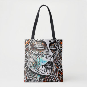 Tote Bolsa de Meditação Mantra Bohemian