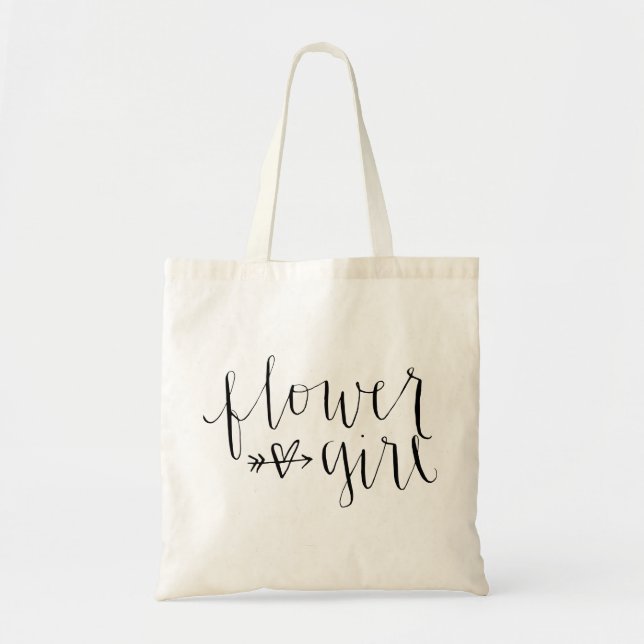 Tote Bolsa de menina florista (Frente)