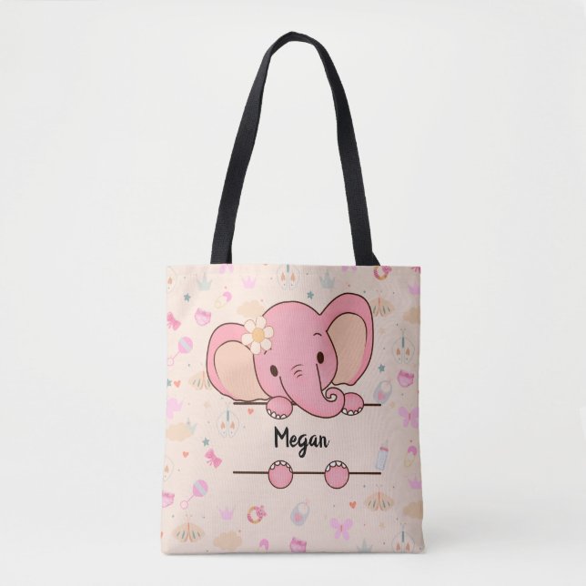 Tote Bolsa de Menina Personalizada (Frente)