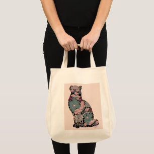 Tote Bolsa de Mercado de Gatos Botânicos