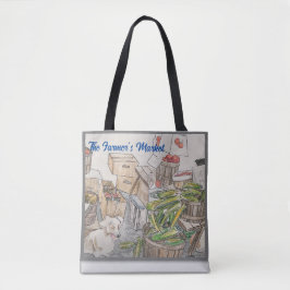 Tote Bolsa de Mercado do Agricultor