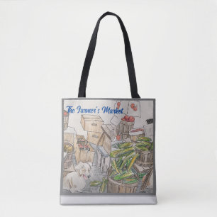 Tote Bolsa de Mercado do Agricultor