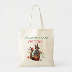 Tote bolsa de Natal com Kangaroo