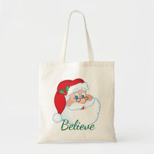 Tote Bolsa de Natal com Papai Noel