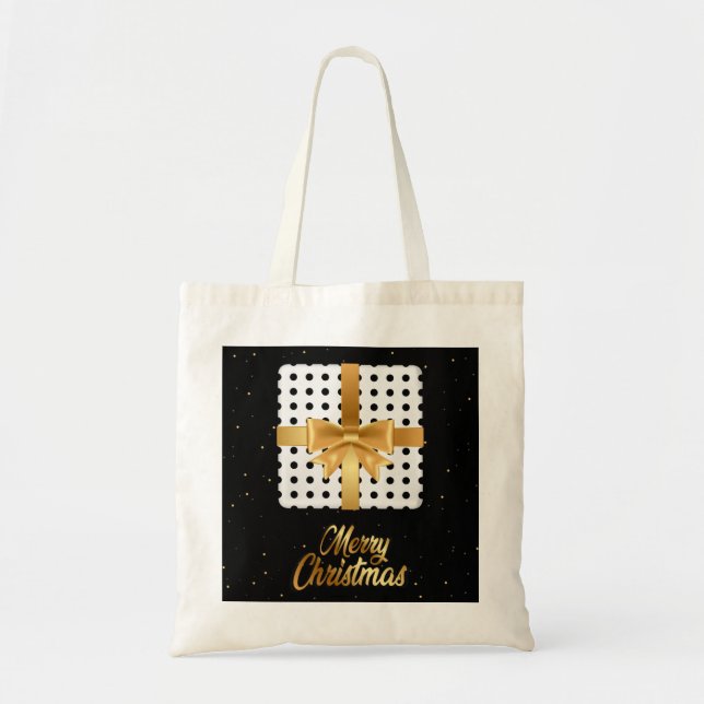Tote Bolsa de natal decorativo personalizado (Frente)