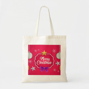 Tote Bolsa de natal decorativo personalizado