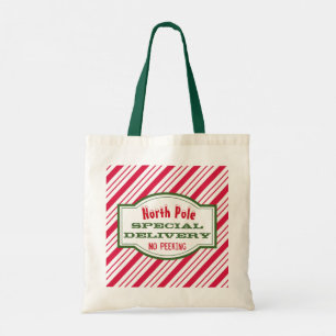 Tote Bolsa de Natal do Polo Norte - Saco do Presente