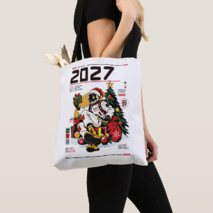 Tote Bolsa de Natal Espacial 2027 para Astronauta