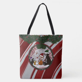 Tote Bolsa de Natal Grande Figdewdrop