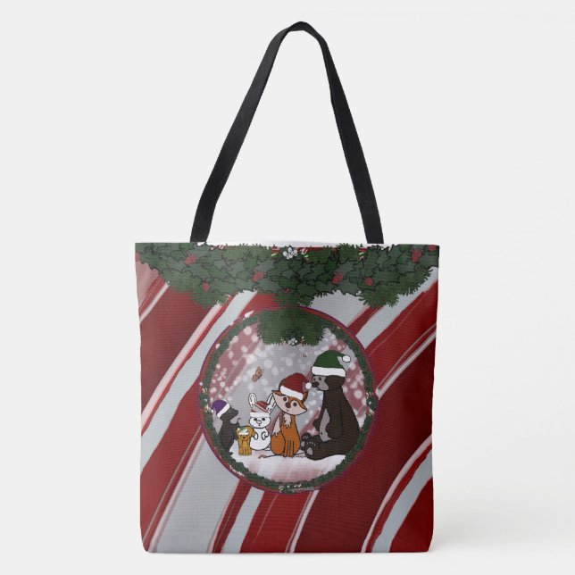 Tote Bolsa de Natal Grande Figdewdrop (Frente)