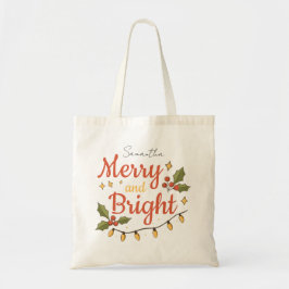 Tote Bolsa de Natal Moderna e Caprichosa