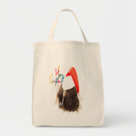 Tote Bolsa de Natal pug