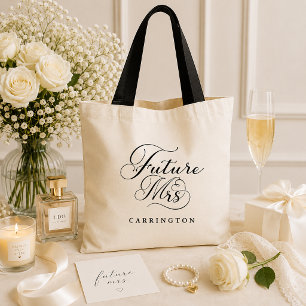 Tote Bolsa de Noiva Personalizada Futuro Saco de Casame