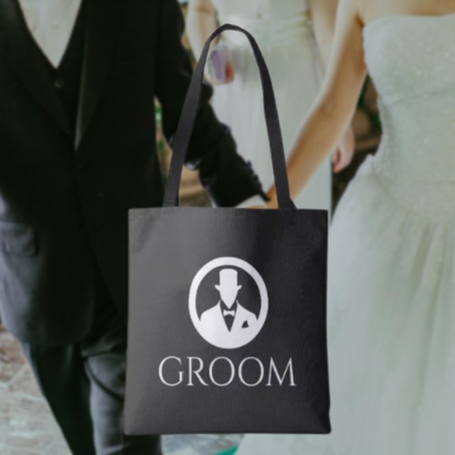 Tote Bolsa de Noivo Clássica para Casamento (Criador carregado)