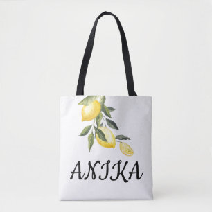 TOTE BOLSA DE NOME PERSONALIZADO LIMONCELLO