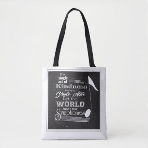 Tote Bolsa de notas de música