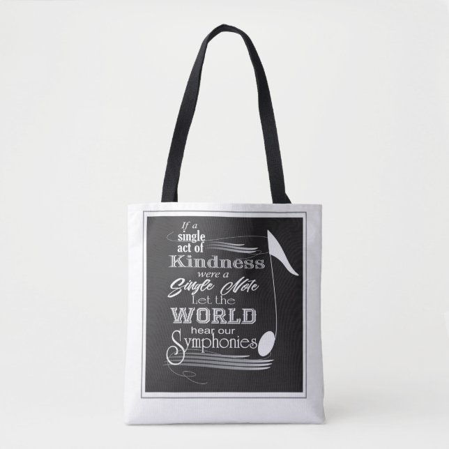 Tote Bolsa de notas de música (Frente)