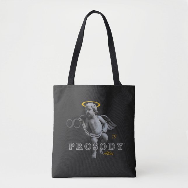 Tote Bolsa de Ombro (Cinza Escuro) (Frente)