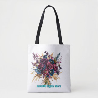 Tote Bolsa de ombro monograma moderna