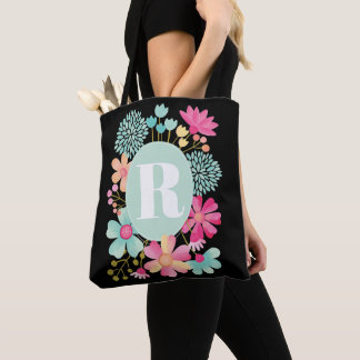 Tote Bolsa de Ombro Pip Gerard Gouache Floral Monograma