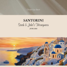 Tote Bolsa de Ombro Santorini Aquarela
