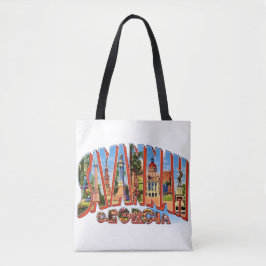 Tote Bolsa de ombro Vintage Savannah Geórgia