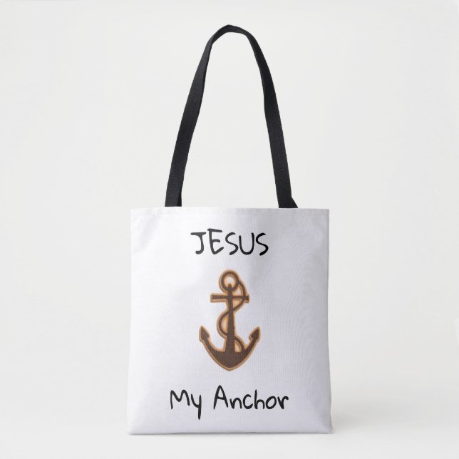 Tote Bolsa de Ombros de Jesus Anchor (Frente)