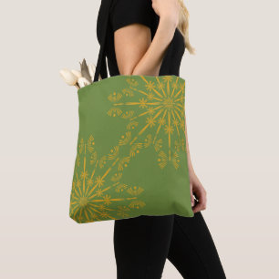 Tote Bolsa de Ombros de Mandala Avocado