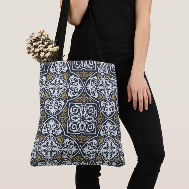 Tote Bolsa de Ombros Design Aztec (Close Up)