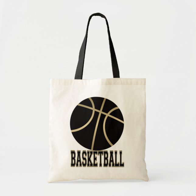Tote Bolsa de Orçamento de Basquete (Frente)