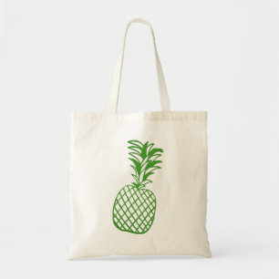 Tote Bolsa de Orçamento de Paraíso Tropical de Abacaxi