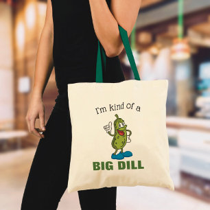 Tote Bolsa de Orçamento de Pun de Picles de Grande Dil