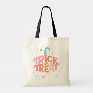 Tote Bolsa de Orçamento do Dia das Bruxas Rosa