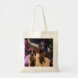 Tote Bolsa de Orçamento do Festa de Véspera de Ano Novo