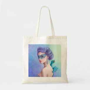 Tote Bolsa de Orçamento Fantasia Mulher de inverno e Dr