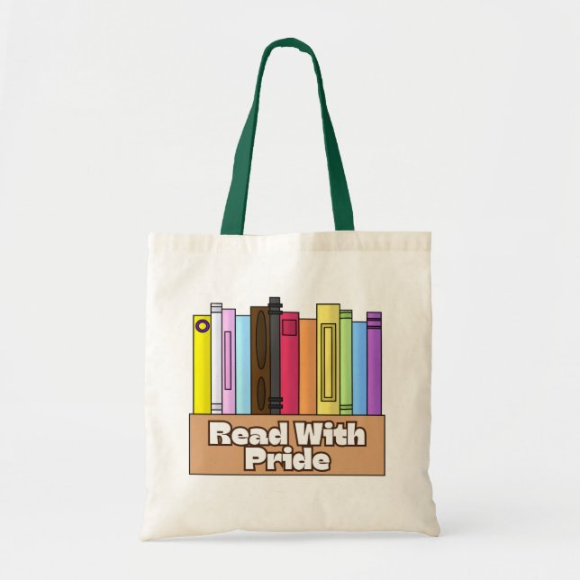 Tote Bolsa de orgulho de bibliotecário (Frente)