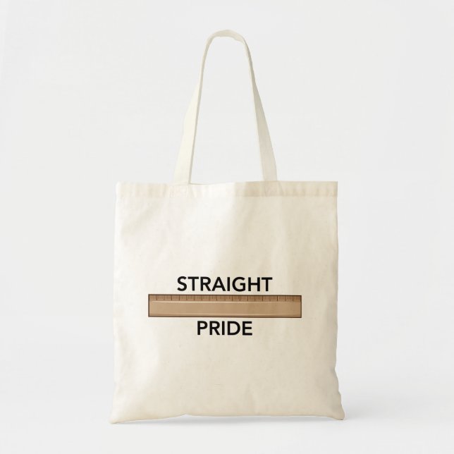 Tote Bolsa de Orgulho de hetero (Frente)