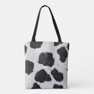 Tote Bolsa de padrão de vaca