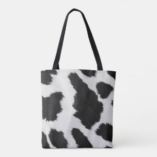 Tote Bolsa de padrão de vaca