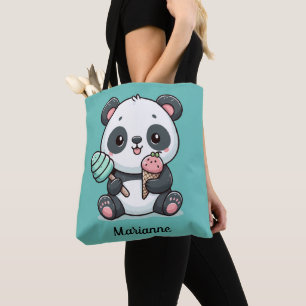 Tote Bolsa de panda fofo personalizado